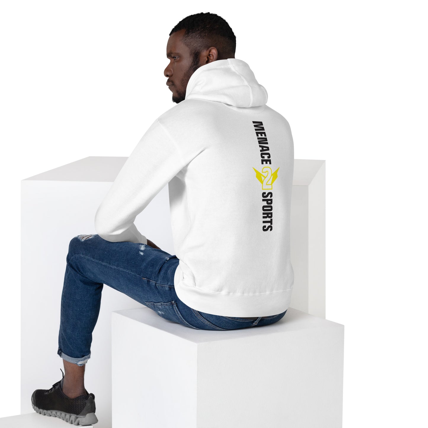 Menace White Hoodie