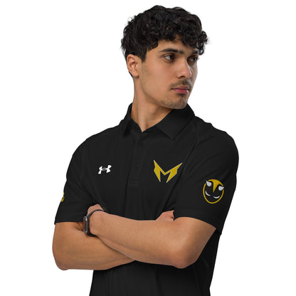 Black Under Armour® Golf Polo